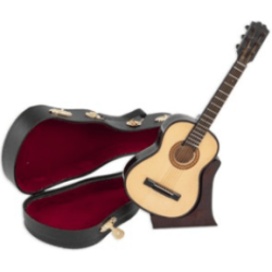 Miniatura musical guitarra española