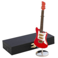 Guitarra eléctrica roja